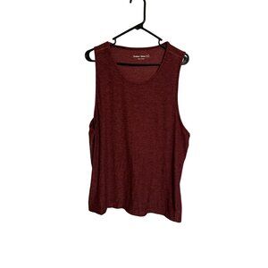 Outdoor Voices Mens Burgundy TechSweat MoveFree Top Sleeveless Lightweight large